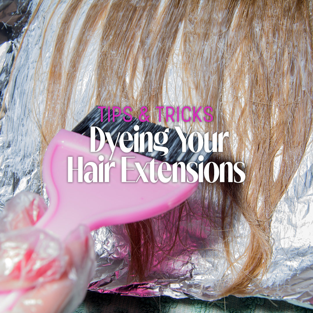 hair being dyed